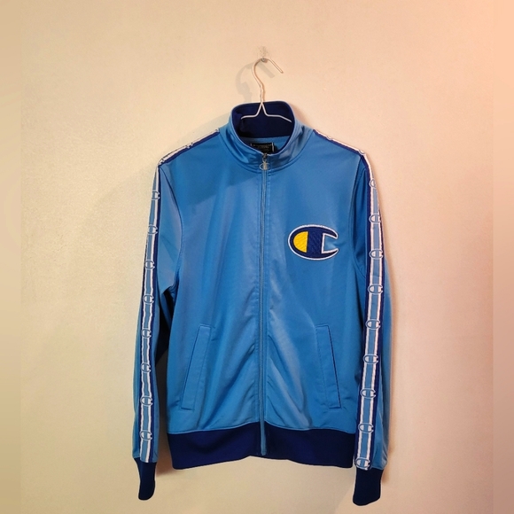 Champion Other - Vintage Champion Athletics Sky Blue Track Jacket | Full Zip Up